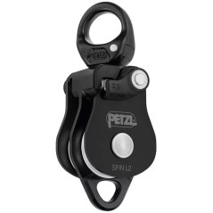 dvojitá kladka PETZL Spin L2 black