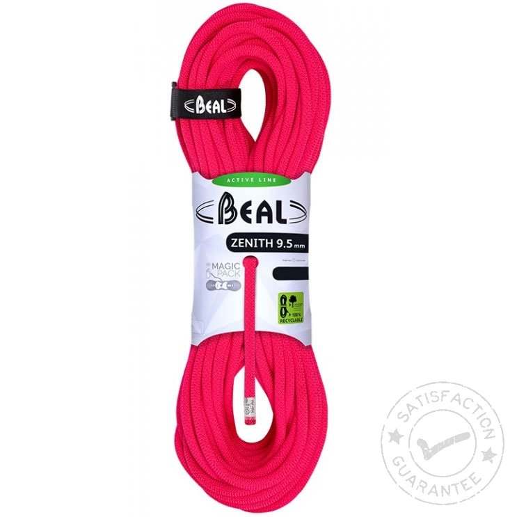 BEAL Zenith 9.5mm 80m solid pink - köis