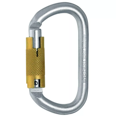 Carabiner SINGING ROCK Steel Oval Triple Lock