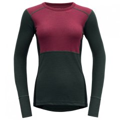 DEVOLD Lauparen Merino 190 Shirt Woman beetroot/woods/ink
