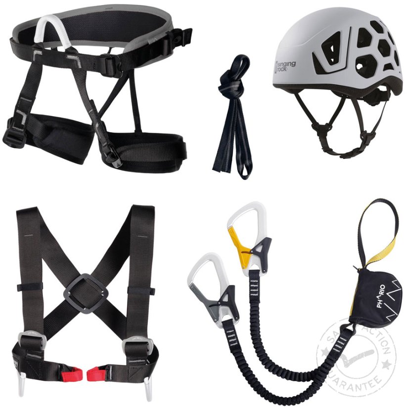 Set SINGING ROCK EXP II Kit Via Ferrata XS/M