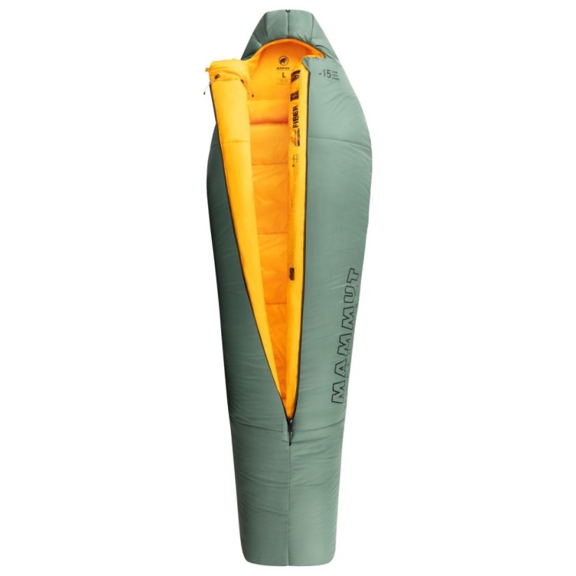 MAMMUT Comfort Fiber Bag -15°C deep cypress L  - Schlafsack