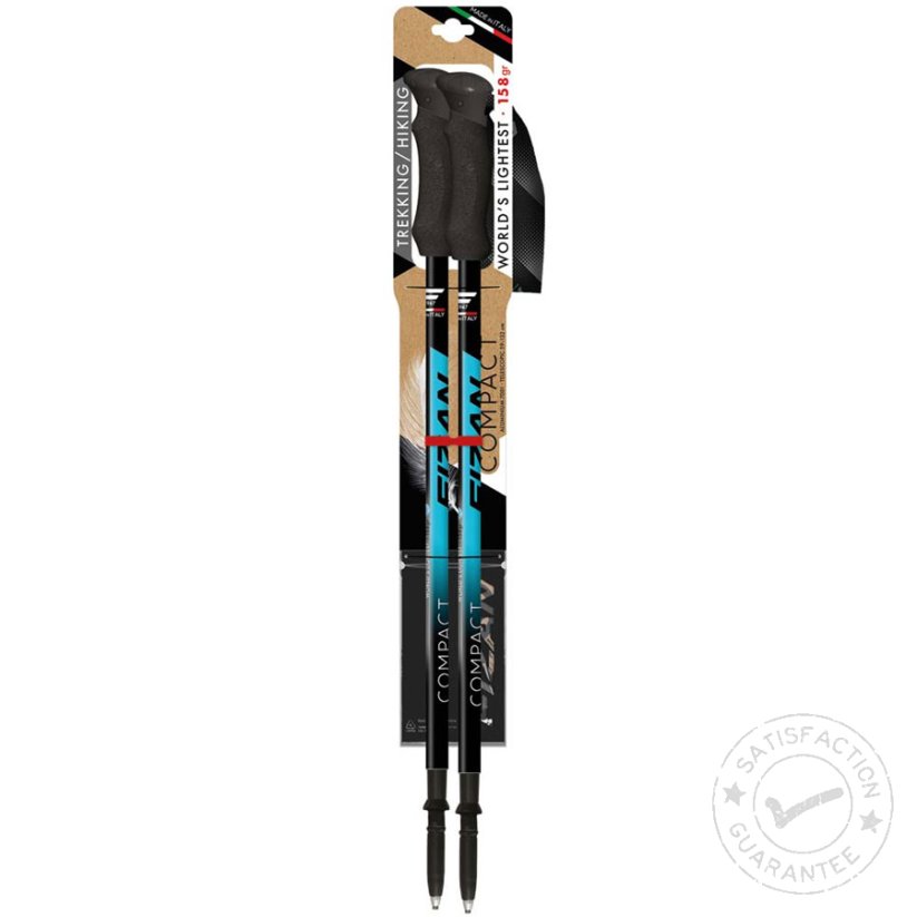 turistické palice FIZAN Compact black/blue