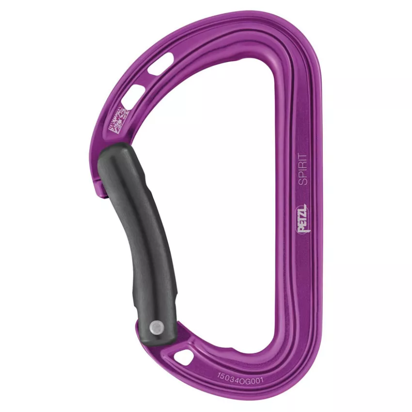 karabína PETZL Spirit Bent violet