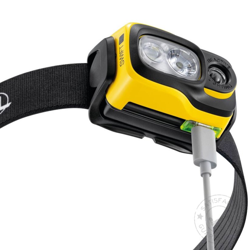 PETZL Swift RL Pro 1100lm black/yellow Φακός Κεφαλής