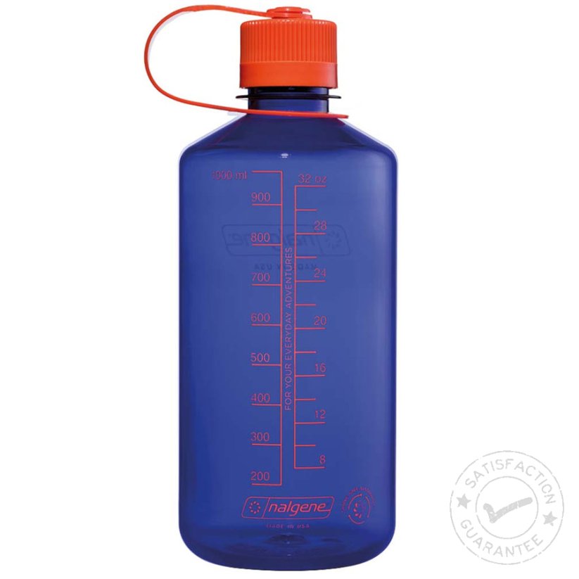 NALGENE Narrow Mouth Sustain 1.0L Periwinkle - Water bottle