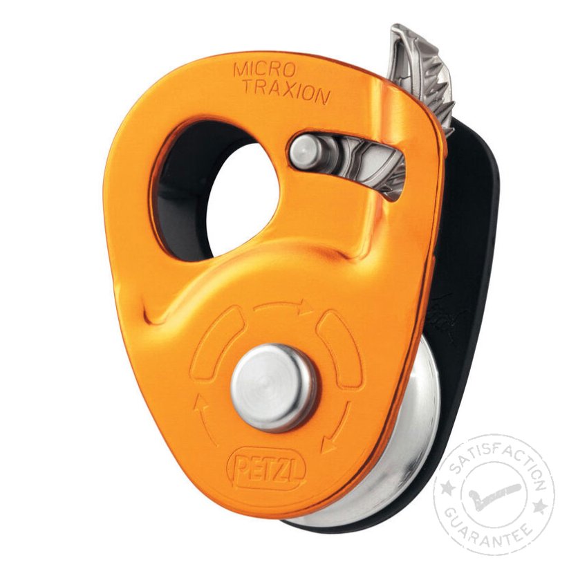 Макара PETZL Micro Traxion Pulley orange