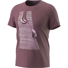 DYNAFIT X Simon Charrière Tee Man dark rose - T-shirt