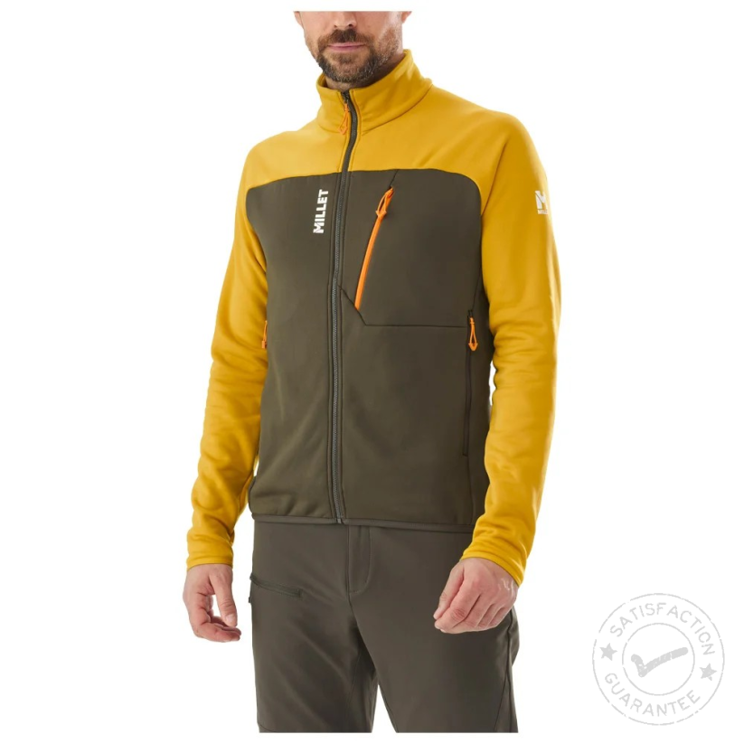 MILLET Seneca FL JKT M deep jungle/safran - Fleecevest