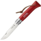 Opinel VRI N°08 Inox red - Coltello da tasca