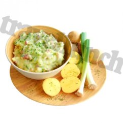 TRAVELLUNCH - Mashed potatoes with leeks and ham 125g