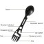 CAMPING Multitool Fork/Spoon black