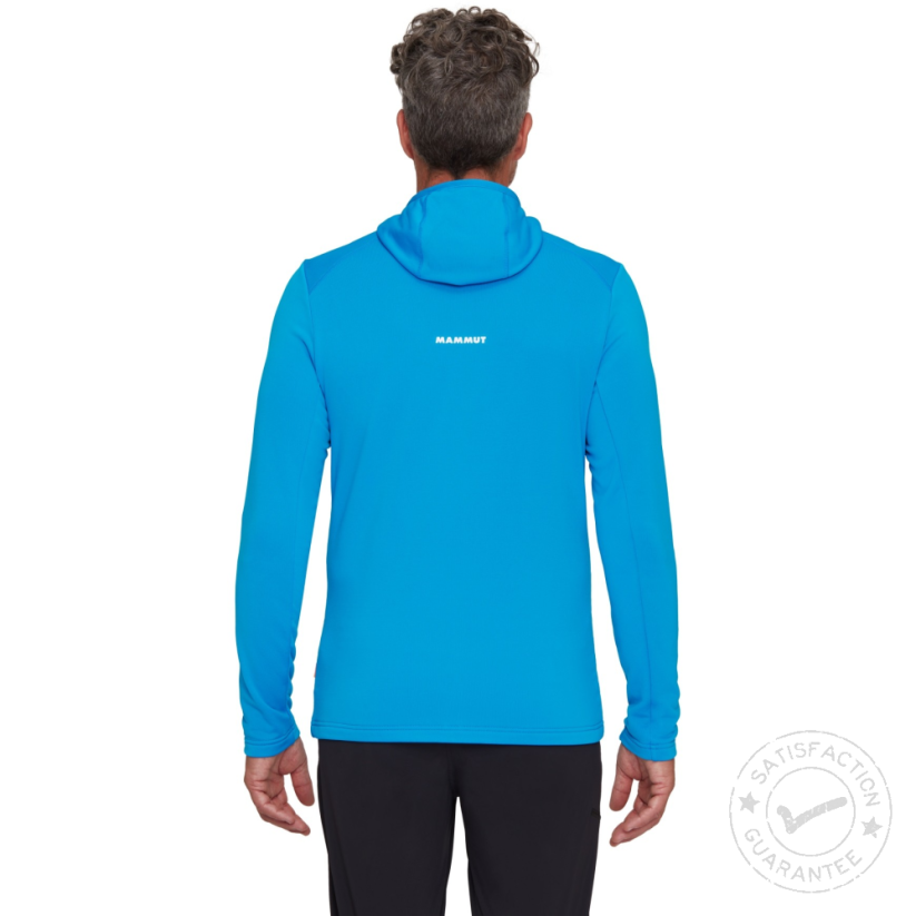 MAMMUT Aconcagua Light ML Hooded glacier blue - Fleecejacke