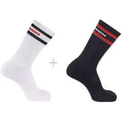 SALOMON 365 Crew 2-Pack white/deep black