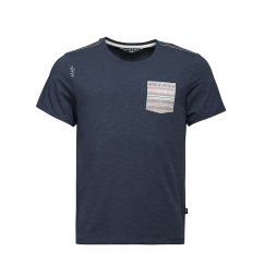 Marškinėliai CHILLAZ Pocket Ornament dark blue
