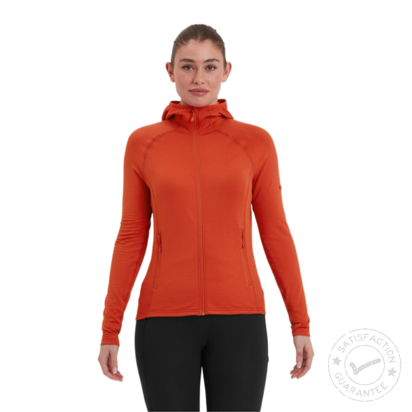 Kapucar Montane W Protium Lite Hoodie saffron red