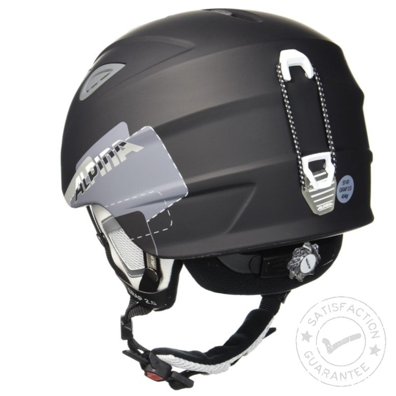 Alpina GRAP 2.0 (57-61) black-grey matt - skihelm