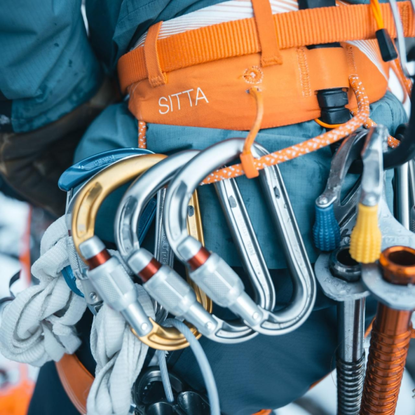 Ham de escaladă PETZL Sitta orange - Dimensiunea hamului: L