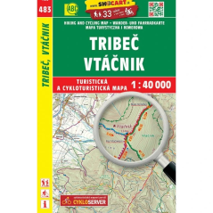 Mapa SHOCart: Tribeč, Vtáčnik 1:40 000
