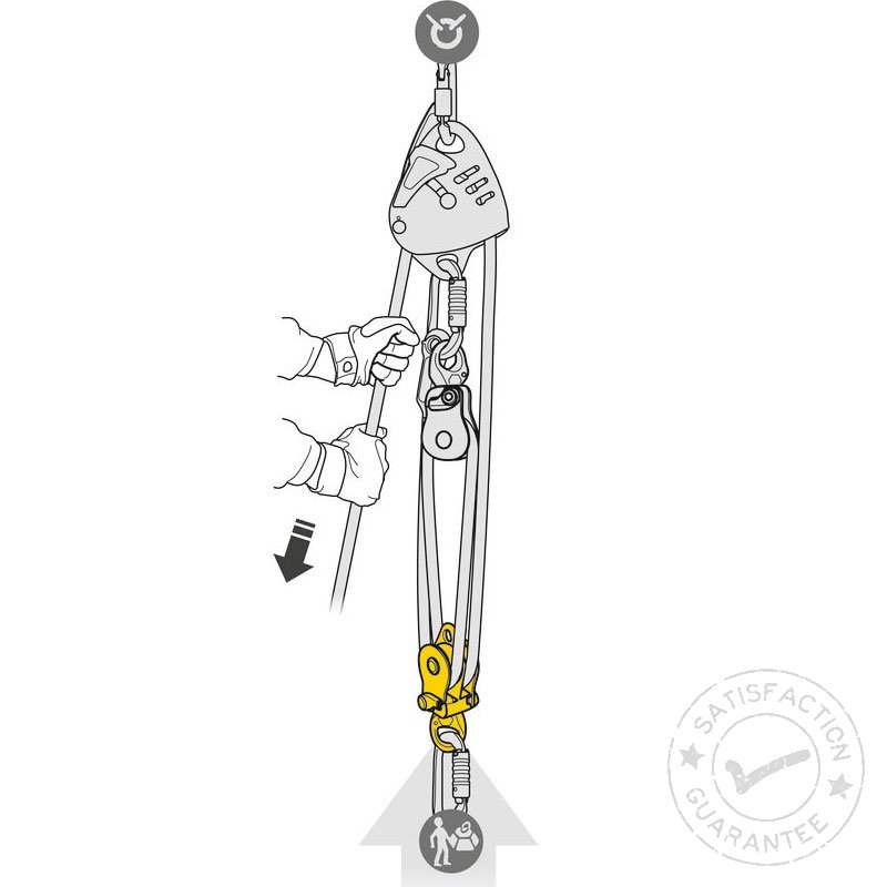 Двойна ролка PETZL Spin L2 black
