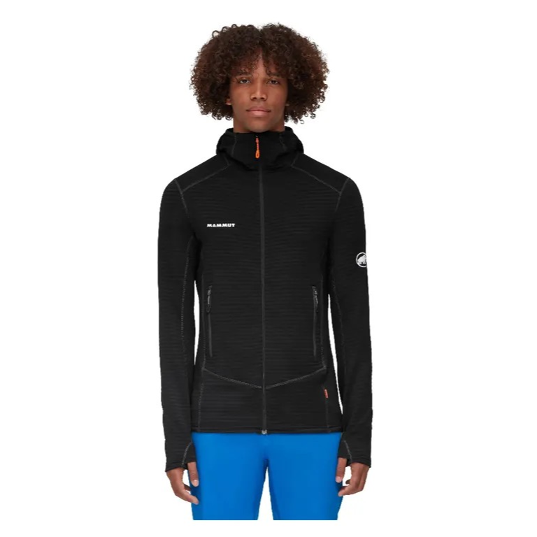flísová bunda MAMMUT Taiss Light ML Hooded black
