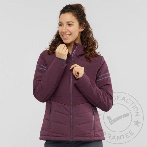 SALOMON Edge Jacket W Winetasting/Ebony