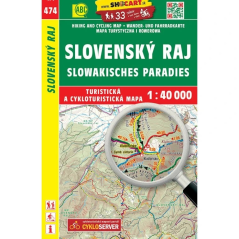 Mapa SHOCart: Slovenský raj 1:40 000
