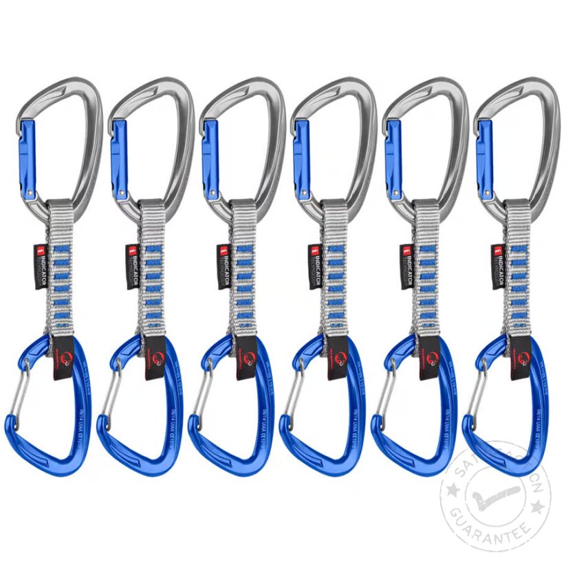 Комплект примки MAMMUT Crag Keylock Wire Indicator 10cm 6-Pack