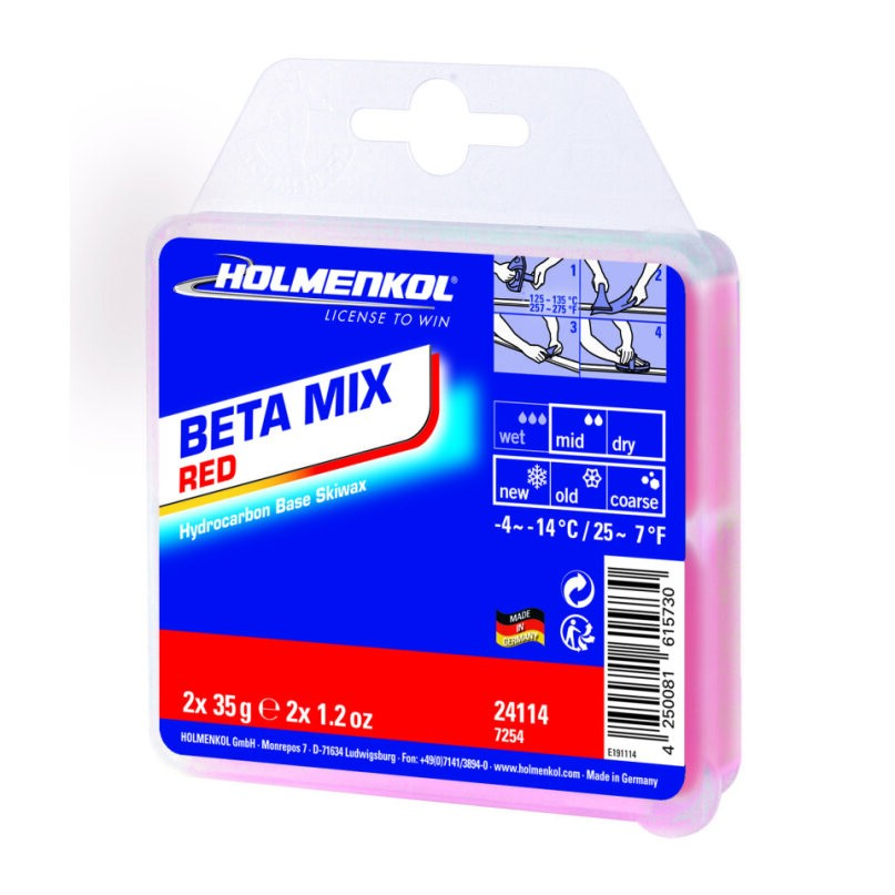 vosk Holmenkol Beta Mix red 2x35g