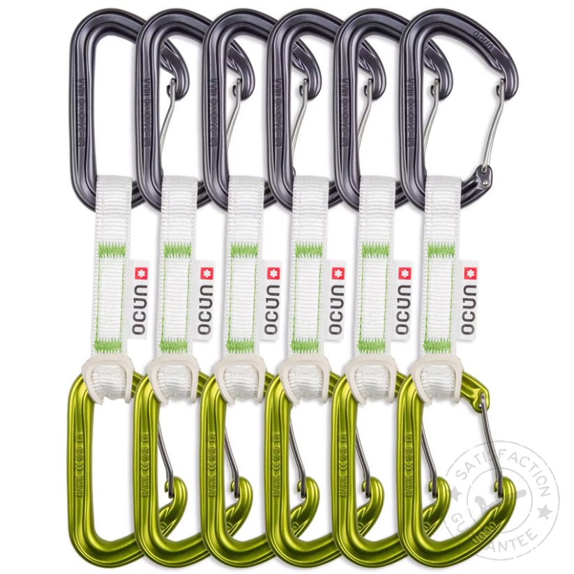 Plezalni kompleti OCÚN Hawk QD Wire BIO-DYN 6-pack green