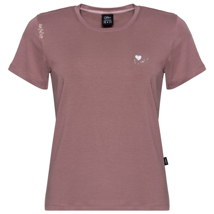CHILLAZ Iseo Heartbeat To Climb Wine - Camiseta - Talla: 38