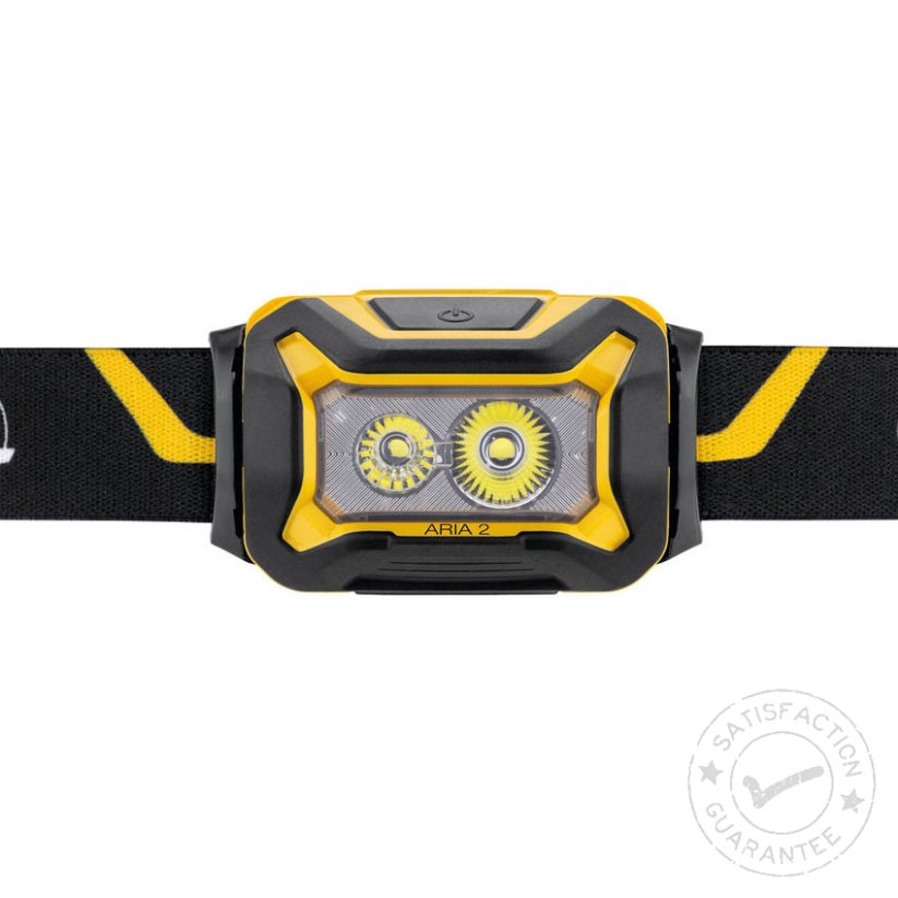 Frontala PETZL Aria 2 black/yellow