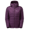 Montane W Anti-Freeze Lite Hooded berry - Μπουφάν