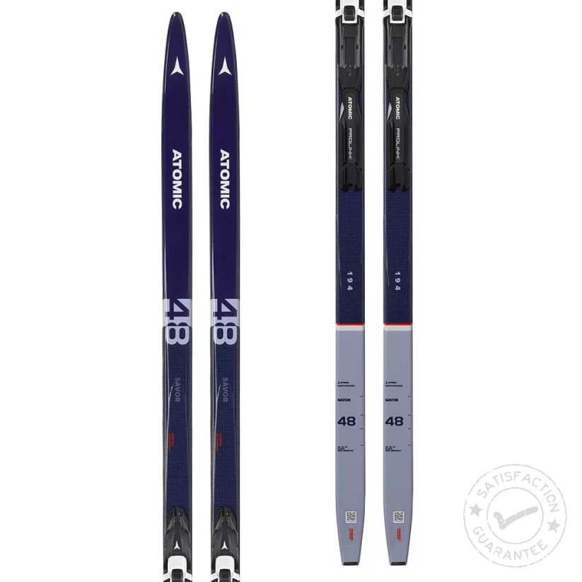 Narty biegowe ATOMIC Savor 48 Skintec Med + Prolink Shift Pro 194cm