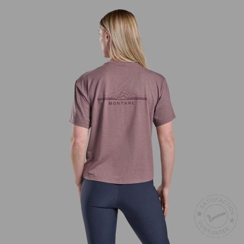 Тениска Montane Alhena W Mountain 25 T-Shirt Moonscape