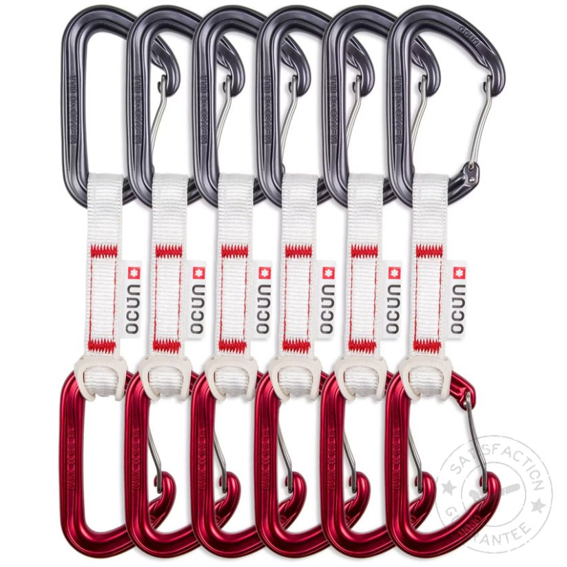 Plezalni kompleti OCÚN Hawk QD Wire BIO-DYN 6-pack red