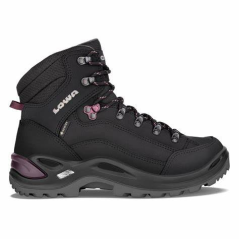 LOWA Renegade GTX Mid Ws black/prune - Calzado
