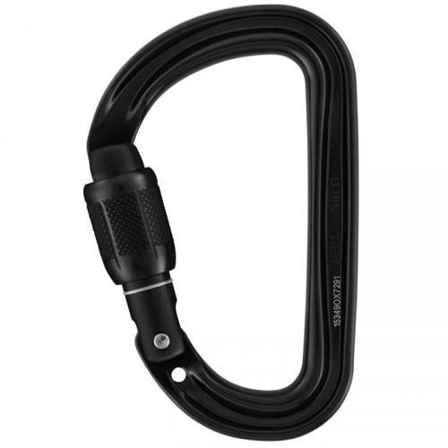 karabina PETZL Sm'D Screw Lock black