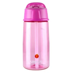 LittleLife Flip-Top Bottle pink - Drinkfles