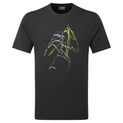 Tricou Montane Abstract Mountain T-Shirt midnight grey