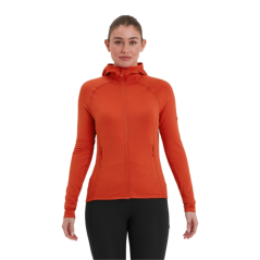 Dukserica s kapuljačom Montane W Protium Lite Hoodie saffron red