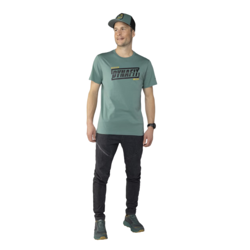 DYNAFIT Graphic Co S/S Tee atlantic - T-shirt