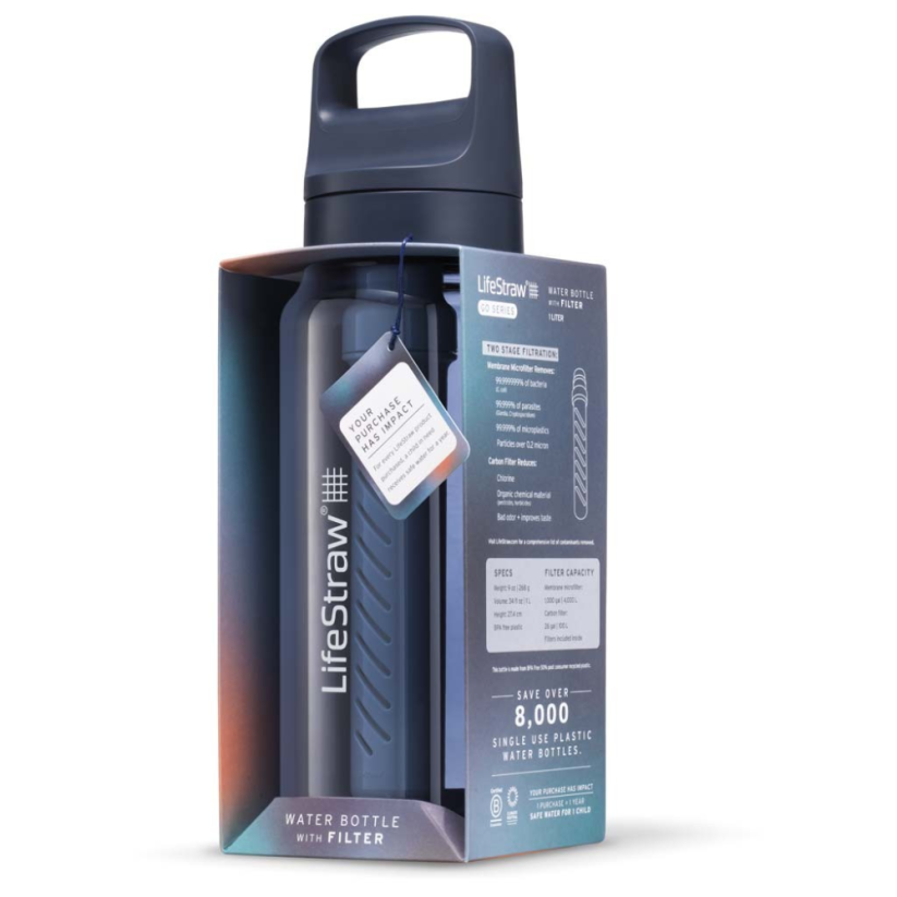 fľaša s filtrom LifeStraw GO 2.0/1L Aegean Sea