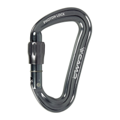 CAMP Photon Lock gun metal - Schraubkarabiner