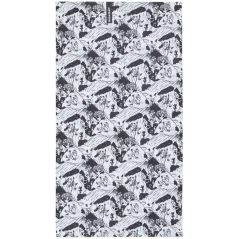 MAMMUT Neck Gaiter Climbing Scene white-black