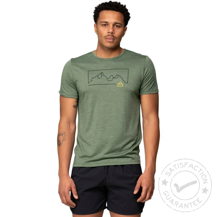 DEVOLD Active Outline Tee Man forest - T-särk