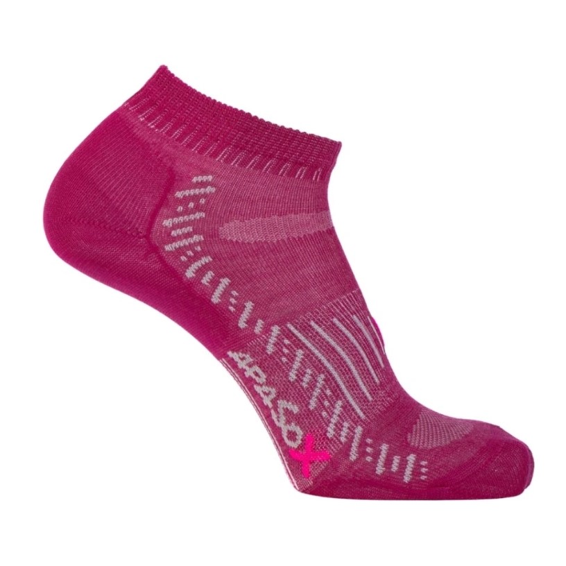 funkčné ponožky Apasox ELBRUS low pink - Veľkosť ponožiek: EU 35-38