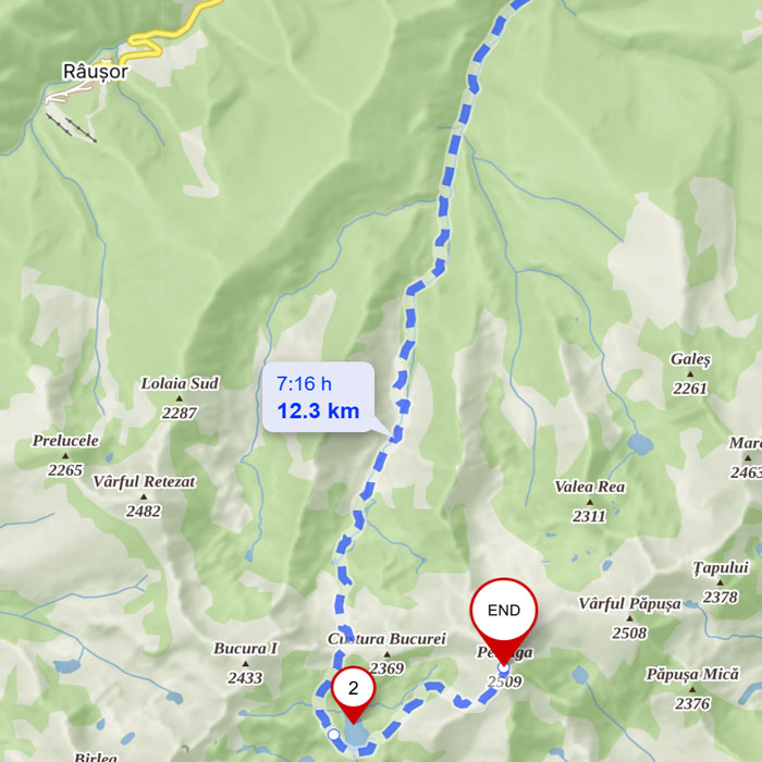 Peleaga 2509 m n. m.